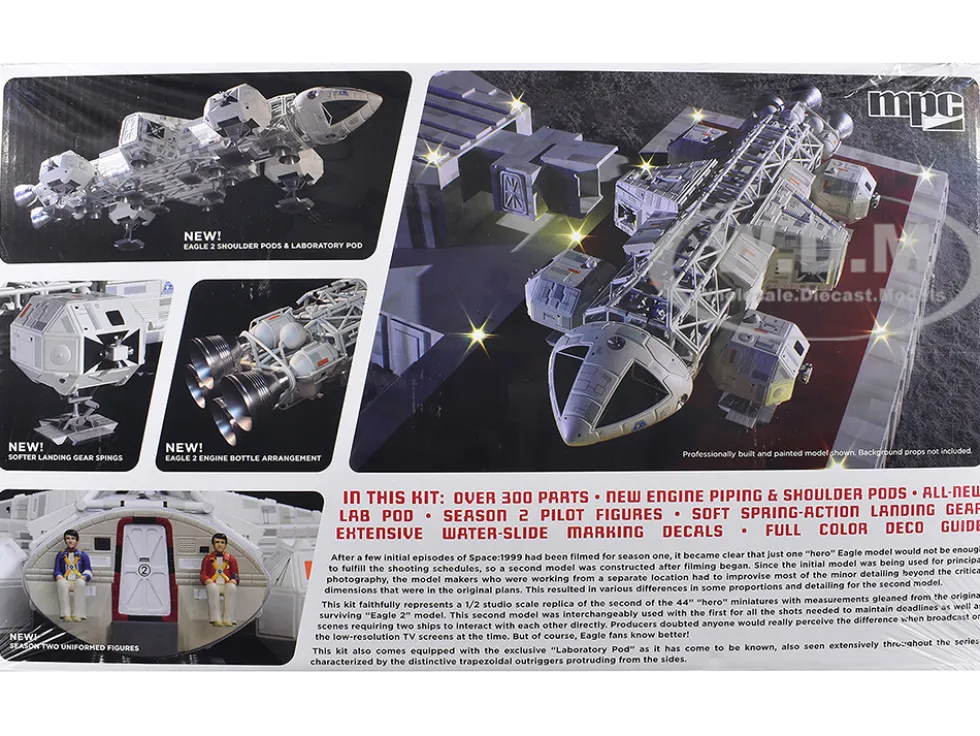 Skill 2 Model Kit Eagle 2 Laboratory Pod "Space: 1999" (1975-1977) TV Series 1/48 Scale Model by MPC