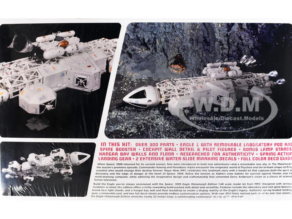 Skill 2 Model Kit Eagle Transporter Metamorph Edition "Space: 1999" (1975-1977) TV Series 1/48 Scale Model by MPC