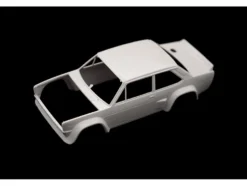Skill 3 Model Kit Fiat 131 Abarth Rally #10 Winner Montecarlo Rally 1980 1/24 Scale Model Italeri 3662