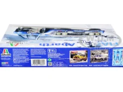 Skill 3 Model Kit Fiat 131 Abarth Rally #10 Winner Montecarlo Rally 1980 1/24 Scale Model Italeri 3662