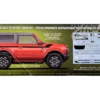 Skill 2 Model Kit 2023 Ford Bronco Outer Banks 1/25 Scale Model by AMT