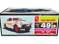 Skill 2 Model Kit 1949 Ford Coupe The 49'er 3-in-1 Kit 1/25 Scale Model AMT AMT1359