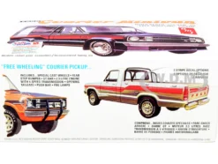Skill 2 Model Kit 1978 Ford Courier Minivan 2-in-1 Kit 1/25 Scale Model AMT AMT1210 M