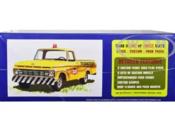 Skill 2 Model Kit 1963 Ford F 100 Camper Pickup Truck 3 in 1 Kit 1/25 Scale Model AMT AMT1412