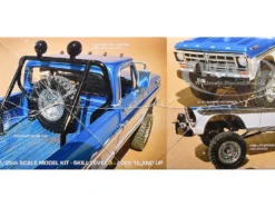 Skill 3 Model Kit 1971 Ford F-250 Custom Lifted 4x4 Pickup Truck 1/25 Scale Model by Moebius