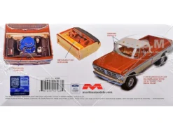 Skill 3 Model Kit 1972 Ford F-250 Ranger XLT Pickup Truck with Snow Plow 1/25 Scale Model by Moebius