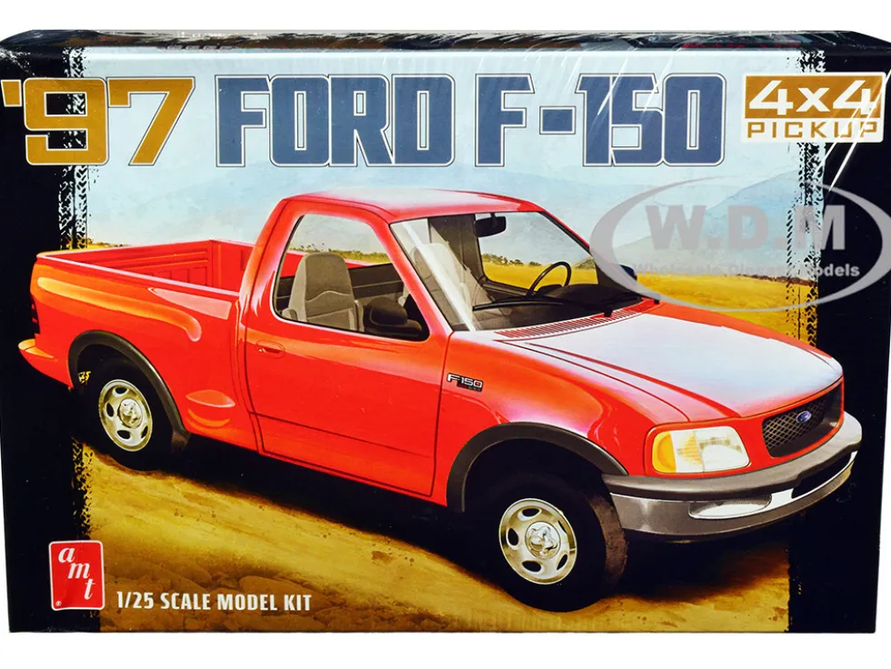 Skill 2 Model Kit 1997 Ford F-150 4X4 Pickup Truck 1/25 Scale Model AMT AMT1367
