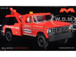 Skill 3 Model Kit 1972 Ford F-350 4x4 Tow Truck High Side Version 1/25 Scale Model by Moebius