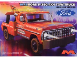 Skill 3 Model Kit 1972 Ford F-350 4x4 Tow Truck High Side Version 1/25 Scale Model by Moebius