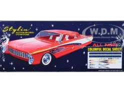 Skill 2 Model Kit 1961 Ford Galaxie Hardtop 3 in 1 Kit 1/25 Scale Model AMT AMT1430