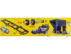 Skill 3 Model Kit Ford Louisville Line Short Hauler Morton Salt 1/25 Scale Model AMT AMT1424