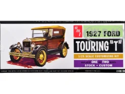 Skill 2 Model Kit 1927 Ford Model T Touring 2 in 1 Kit 1/25 Scale Model by AMT