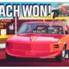 Skill 3 Model Kit 1970 Ford Mustang Funny Car Mach Won 1/25 Scale Model AMT AMT1455