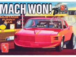 Skill 3 Model Kit 1970 Ford Mustang Funny Car Mach Won 1/25 Scale Model AMT AMT1455