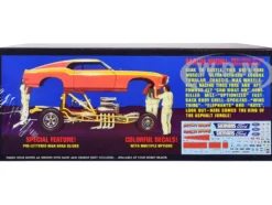 Skill 3 Model Kit 1970 Ford Mustang Funny Car Mach Won 1/25 Scale Model AMT AMT1455