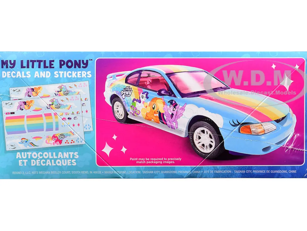Skill 2 Model Kit 1996 Ford Mustang GT "My Little Pony" 1/25 Scale Model by AMT