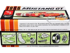 Skill 2 Model Kit 1966 Ford Mustang GT Fastback 1/25 Scale Model AMT AMT1305