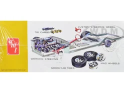 Skill 2 Model Kit 1963 Ford Mustang II Concept Car 1/25 Scale Model AMT AMT1369