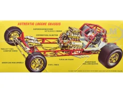 Skill 2 Model Kit 1969 Ford Mustang Longnose Funny Car "Gas Ronda" 1/25 Scale Model by AMT