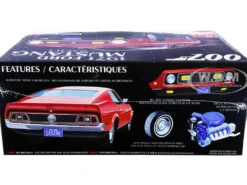 Skill 2 Model Kit 1971 Ford Mustang Mach 1 James Bond 007 Diamonds are Forever 1971 Movie 1/25 Scale Model AMT AMT1187 M