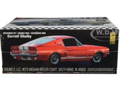 Skill 2 Model Kit 1967 Ford Mustang Shelby GT350 Black 1/25 Scale Model AMT AMT834 M