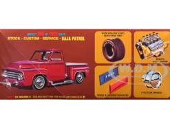 Skill 2 Model Kit 1953 Ford Pickup Truck "Baja Patrol" 1/25 Scale Model by AMT