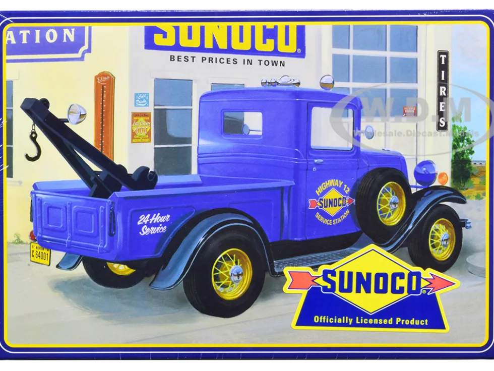 Skill 2 Model Kit 1934 Ford Pickup Truck Sunoco 3 in 1 Kit 1/25 Scale Model AMT AMT1289