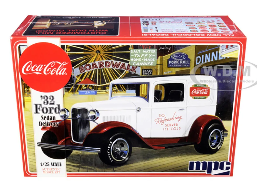 Skill 3 Model Kit 1932 Ford Sedan Delivery Coca Cola 1/25 Scale Model MPC MPC902