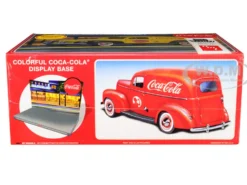 Skill 3 Model Kit 1940 Ford Sedan Delivery Van Coca Cola Display Base 1/25 Scale Model AMT AMT1161