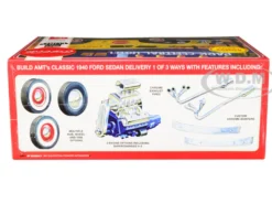 Skill 3 Model Kit 1940 Ford Sedan Delivery Van Coca Cola Display Base 1/25 Scale Model AMT AMT1161