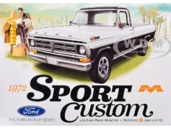 Skill 3 Model Kit 1972 Ford Sport Custom Pickup Truck 1/25 Scale Model by Moebius