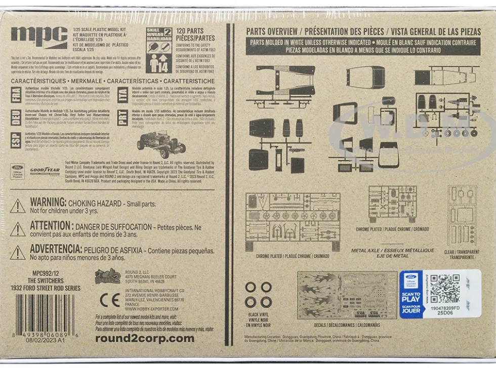 Skill 2 Model Kit 1932 Ford Street Rod Series The Switchers 1/25 Scale Model MPC MPC992