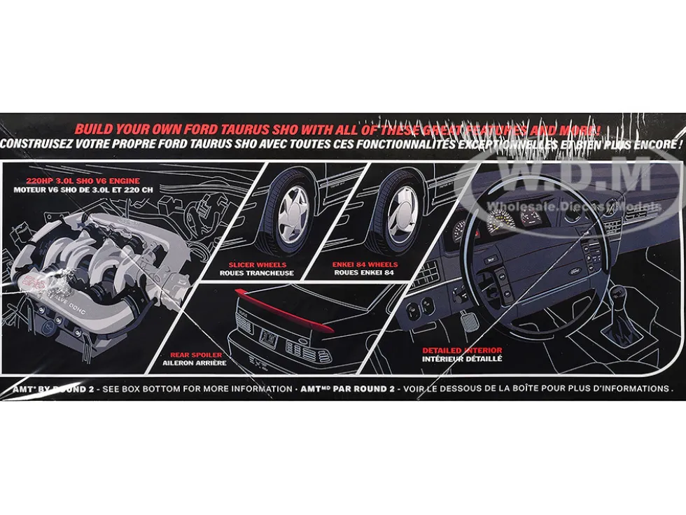 Skill 2 Model Kit 1991 Ford Taurus SHO 1/25 Scale Model by AMT