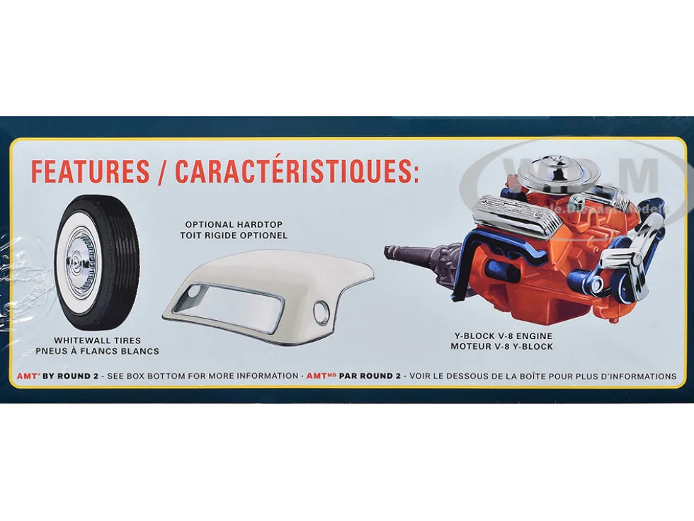 Skill 2 Model Kit 1956 Ford Thunderbird 1/25 Scale Model by AMT