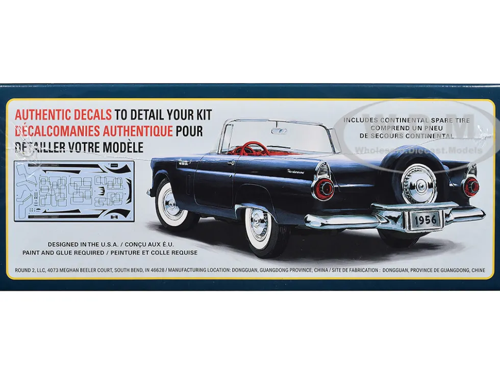 Skill 2 Model Kit 1956 Ford Thunderbird 1/25 Scale Model by AMT