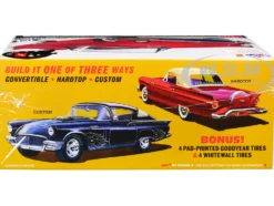Skill 2 Model Kit 1957 Ford Thunderbird 3 in 1 Kit 1/25 Scale Model AMT AMT1397