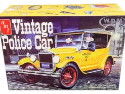 Skill 2 Model Kit 1927 Ford T Vintage Police Car 1/25 Scale Model AMT AMT1182