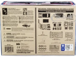 Skill 2 Model Kit 1956 Ford Victoria Hardtop 3 in 1 Kit 1/25 Scale Model AMT AMT1308
