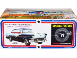 Skill 2 Model Kit 1956 Ford Victoria Hardtop 3 in 1 Kit 1/25 Scale Model AMT AMT1308