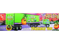 Skill 3 Model Kit Fruehauf FB Beaded Panel Van Trailer Rat Fink 1/25 Scale Model AMT AMT1292