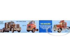 Skill 3 Model Kit Fruehauf Forty Foot Exterior Post Van Trailer Dohrn Transfer Co 1/25 Scale Model AMT AMT1357