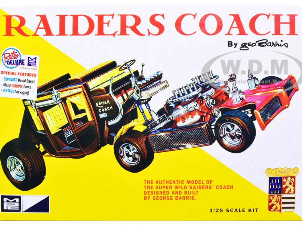 Skill 2 Model Kit George Barris Super Wild Raiders Coach 1/25 Scale Model MPC MPC977