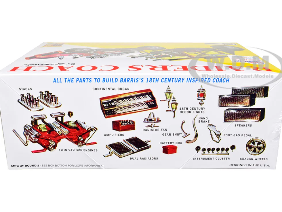 Skill 2 Model Kit George Barris Super Wild Raiders Coach 1/25 Scale Model MPC MPC977