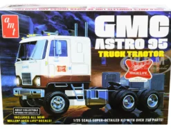 Skill 3 Model Kit GMC Astro 95 Truck Tractor Miller 1/25 Scale Model AMT AMT1230