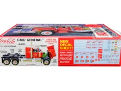 Skill 3 Model Kit GMC General Truck Tractor Coca Cola 1/25 Scale Model AMT AMT1179