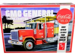 Skill 3 Model Kit GMC General Truck Tractor Coca Cola 1/25 Scale Model AMT AMT1179