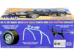 Skill 2 Model Kit 1984 GMC Pickup Truck Molded in White Deserter 1/25 Scale Model MPC MPC847