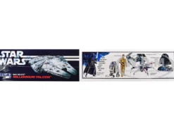 Skill 3 Model Kit Han Solo's Millennium Falcon "Star Wars: A New Hope" (1977) Movie 1/72 Scale Model by MPC