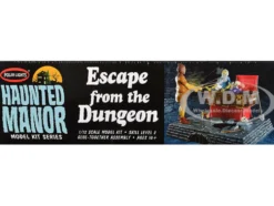 Skill 2 Model Kit Haunted Manor "Escape from the Dungeon" Diorama Set 1/12 Scale Model by Polar Lights