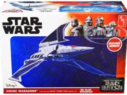 Skill 2 Model Kit Havoc Marauder Space Ship Star Wars The Bad Batch 2021 Current TV Series 1/144 Scale Model AMT AMT1348